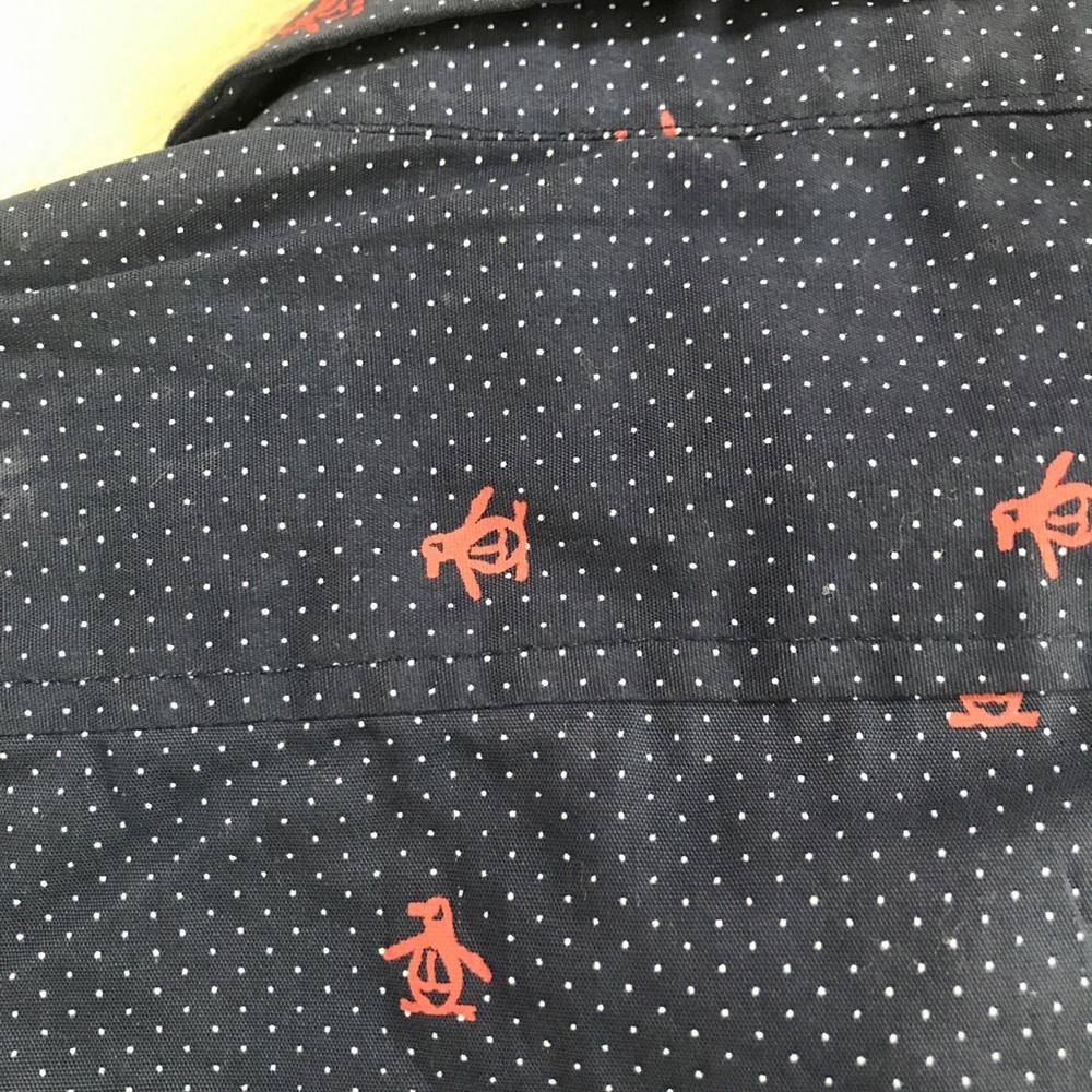 Original Penguin Plaid Buttoned Down Shirt - Picture 4 of 6